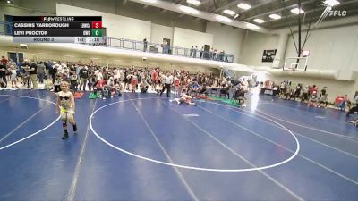 71-78 lbs Round 3 - Levi Proctor, Delta Wrestling Club vs Cassius Yarborough, LV Bear Wrestling Club (Spring