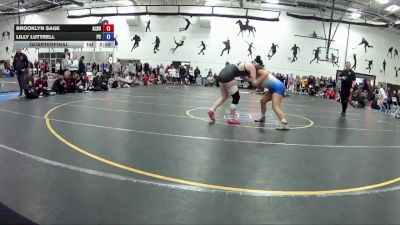 160B Quarterfinal - Brooklyn Sage, Albion University vs Lilly Luttrell, Presbyterian College