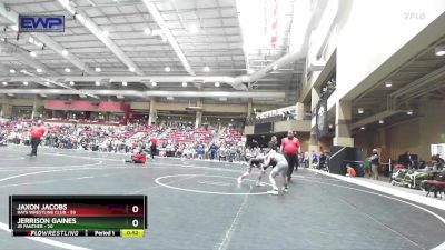 70 lbs Cons. Round 3 - Jerrison Gaines, Jr Panther vs Jaxon Jacobs, Hays Wrestling Club