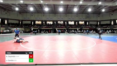 215 lbs Round Of 32 - Anthony Oquindo, St. Mary's Ryken vs Joshua Cordio, Wyoming Seminary