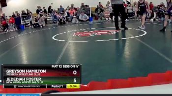 102 lbs Champ. Round 2 - Jedediah Foster, New Haven Wrestling Club vs Greyson Hamilton, Western Wrestling Club