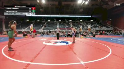 4A-190 lbs Quarterfinal - Adam Lownds, Thunder Basin vs Mekhi Bovee, Kelly Walsh