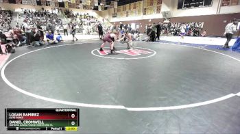 119 lbs Quarterfinal - Logan Ramirez, Elite Force vs Daniel Cromwell, Ramona Dawg Pound Wrestling Cl