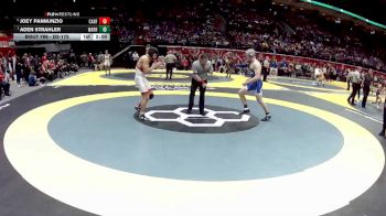 D2-175 lbs Quarterfinal - Aden Strahler, Warren vs Joey Pannunzio, Canfield