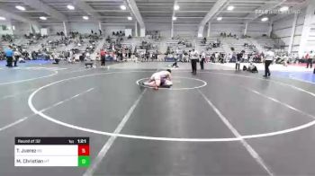 182 lbs Round Of 32 - Trystian Juarez, KS vs Mason Christian, MT