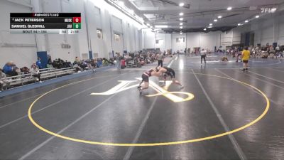 184 lbs Champ. Round 2 - Jack Peterson, Muskingum vs Samuel Gledhill, Johns Hopkins