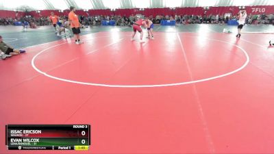 215 lbs Round 3 (6 Team) - Issac Ericson, Waukon vs Evan Wilcox, Lena/Bonduel