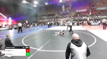 46 lbs Quarterfinal - Alex Writt, Steel City Reloaded WC vs Korban Grant, Athlos Wrestling