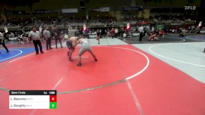 187 lbs Semifinal - Luis Bejarano, Westy Futures Wolfpack vs Jack Doughty, Goldmans WAR