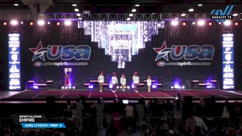 Infinity Allstars - Empire [2025 L1.1 Youth - PREP - A Day 1] 2025 USA All Star Cheer Super Nationals