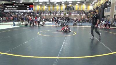 84 lbs 3rd Place Match - Lincoln Booth, Sebolt Wrestling Academy vs Collin Roeber, Siouxland Wrestling Academy