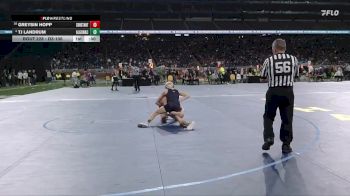 D3-106 lbs Cons. Round 2 - Greysin Hopp, Constantine vs Tj Landrum, Algonac