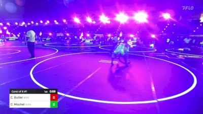 109 lbs Consi Of 8 #1 - Cooper Butler, Widefield WC vs Carter Mochel, Duran Elite