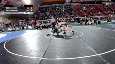 5A 132 lbs Cons. Semi - Coen Roberts, Lewiston vs Brian Moreno, Blackfoot