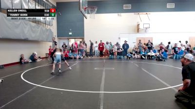 49 lbs 2nd Place Match - Kellen ONeill, Thunder Ridge Outlaws Wrestling Club vs Tommy Gunn, Bear Lake Wrestling Club