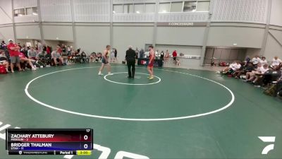 182 lbs 4th Wrestleback (16 Team) - Zachary Attebury, Missouri vs Bridger Thalman, Utah