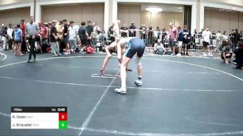 116 lbs Consolation - Ryder Owen, Inwtc vs Jace Briquelet, Rkda