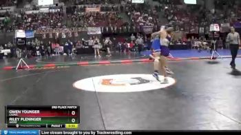 3rd Place Match - Riley Pleninger, Havre vs Owen Younger, Laurel