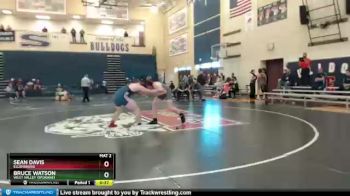 182 lbs Cons. Round 1 - Bruce Watson, West Valley (Spokane) vs Sean Davis, Ellensburg