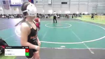 70 lbs Rr Rnd 5 - Manny Ayala, Toros WC vs Lincoln Cain, Salem Elite