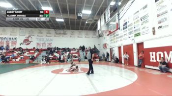 100 lbs Cons. Round 6 - Aubry Scott, Thunder Ridge vs Aliayha Torres, Middleton