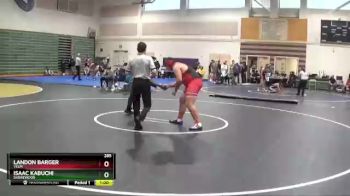 285 lbs Cons. Round 3 - Isaac Kabuchi, Shorewood vs Landon Barger, Yelm