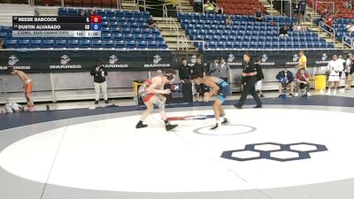 100 lbs Cons. Sub-quarters - Reese Babcock, Illinois vs Dustin Alvarado, Colorado