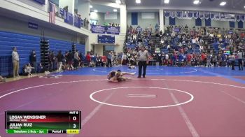 126 lbs Cons. Round 3 - Logan Wensigner, Fremont Ross vs Julian Ruiz, Defiance