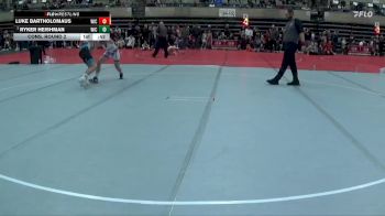 120 lbs Cons. Round 2 - Ryker Heishman, Big Game Wrestling Club vs Luke Bartholomaus, Flat Earth Wrestling Club