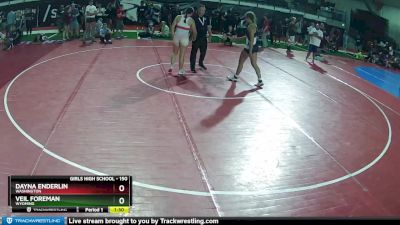 150 lbs 3rd Place Match - Veil Foreman, Wyoming vs Dayna Enderlin, Washington