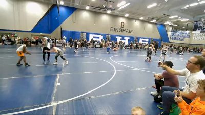 80 lbs Quarterfinal - Owen Beckstead, Sanderson Wrestling Academy vs Myles Mittelman, Agon