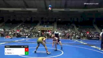 135 lbs Semifinal - Logan Swaw, Izzy Style Wrestling vs Davis Dendy, The Wrestling Center