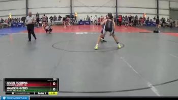 160 lbs Round 2 (6 Team) - Aiven Robbins, Oklahoma Storm vs Hayden Myers, Maryland Gold