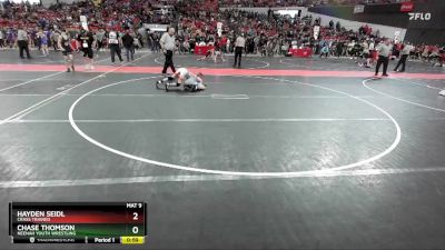 85 lbs Cons. Round 3 - Hayden Seidl, Crass Trained vs Chase Thomson, Neenah Youth Wrestling