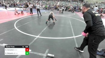 106 lbs Quarterfinal - Ronnie Hampton, NorCal Elite vs Saul Delgado Jr, Swamp Monsters WC