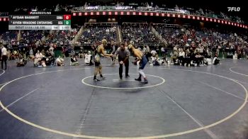 1A 106 lbs Cons. Semi - Ayven Virasone Chitavong, Uwharrie Charter Academy vs Aydan Bassett, South Davidson Middle And High School