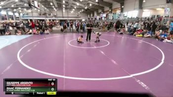 52 lbs Cons. Round 2 - Giuseppe Argento, Katy Area Wrestling Club vs Isaac Fernandez, El Paso Supers Wrestling Club