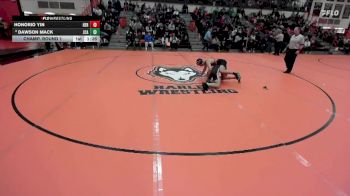 150 lbs Champ. Round 1 - Honorio Yin, Arlington Heights (HERSEY) vs Dawson Mack, JOLIET (CATHOLIC Academy)