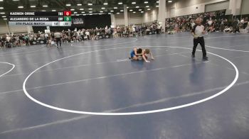 106 lbs 5th Place Match - Kaemen Orine, Team Missouri Select vs Alejandro De La Rosa, Cyclones Wrestling & Fitness
