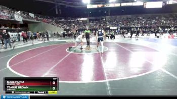 120 lbs Cons. Round 4 - Isaac Muniz, Gonzaga Prep vs Teague Brown, Syracuse