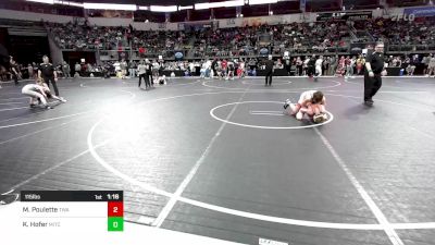 115 lbs Round Of 16 - Michael Poulette, Thoroughbred Wrestling Academy vs Kale Hofer, Mitchell Kernels