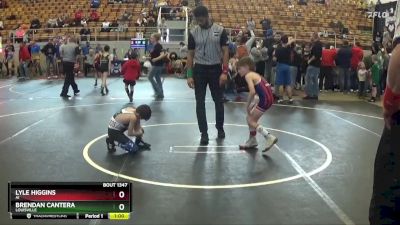 56 lbs 1st Place Match - Lyle Higgins, AI vs Brendan Cantera, Louisville