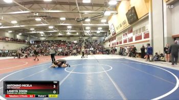 150 lbs Cons. Round 2 - Landyn Dixon, Sandra Day OConner vs Antonino Micela, Red Mountain