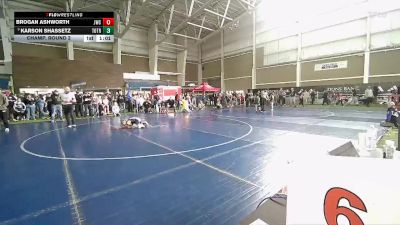 57 lbs Champ. Round 2 - Karson Shassetz, Top Of The Rock vs Brogan Ashworth, JWC