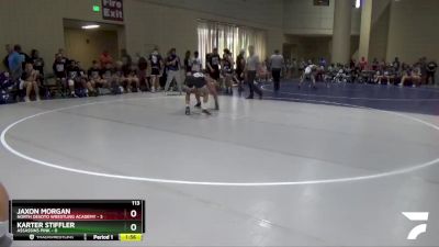 113 lbs Round 2 (6 Team) - Karter Stiffler, Assassins Pink vs Jaxon Morgan, North Desoto Wrestling Academy