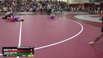 B-4 lbs Quarterfinal - Danny Bohling, Jesup Mat Club vs Quintyn Wiegel, DC ELITE