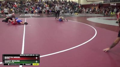 B-4 lbs Quarterfinal - Danny Bohling, Jesup Mat Club vs Quintyn Wiegel, DC ELITE