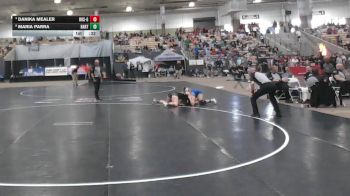 Girls 152 lbs Cons. Semi - Maria Parra, Bartlett High School Girls vs Danika Mealer, Riverdale High School Girls