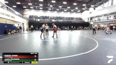 285 lbs Cons. Round 3 - Robert Parde, Victor Valley vs Lewis Palenapa, Unattached