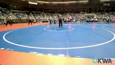 49 lbs Round Of 32 - Axle Hatcher, Harrah Little League Wrestling vs Beau Bloyed, Carl Albert